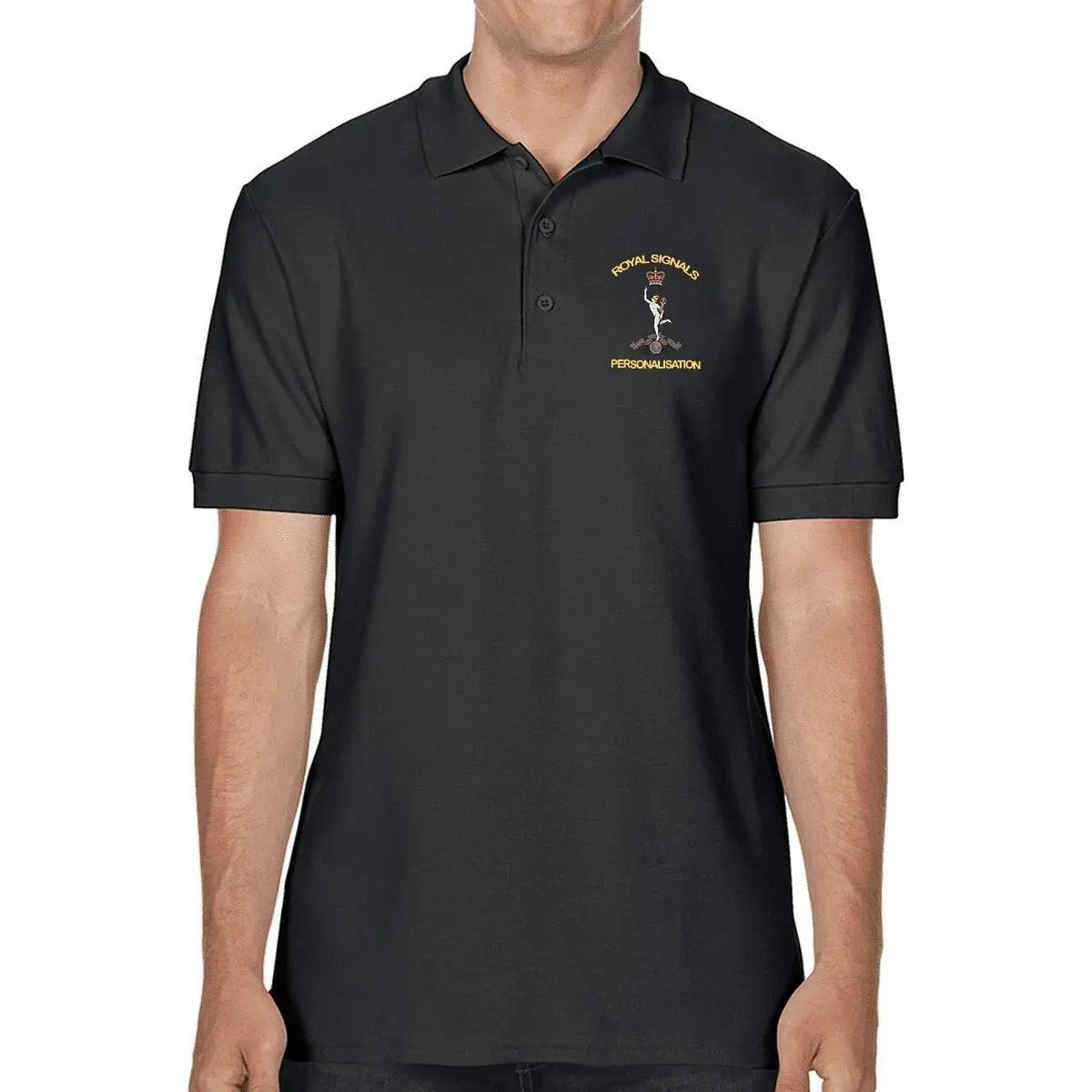 Royal Signals Personalised Polo Shirt redplume
