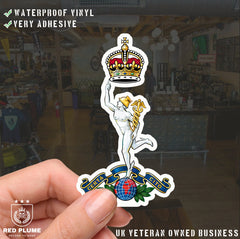 Royal Signals Regiment - 6 Best-Selling Waterproof Stickers bundle redplume