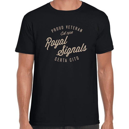 Royal Signals Vintage T Shirt redplume