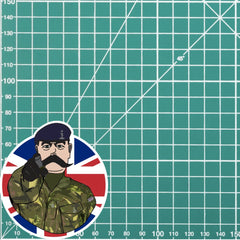 Royal Signals Vinyl Waterproof Sticker, Lord Kitchener Design FREE SHIPPING redplume