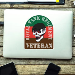 Royal Tank Regiment Old School Tattoo Style Veteran Sticker redplume
