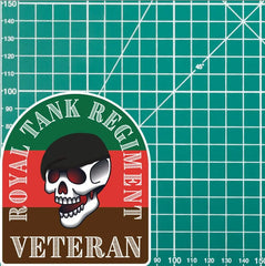 Royal Tank Regiment Old School Tattoo Style Veteran Sticker redplume