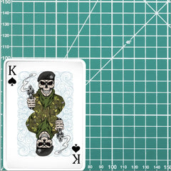 Royal Tank Regiment RTR King of Spades Waterproof Vinyl Sticker/Decal 10cm redplume