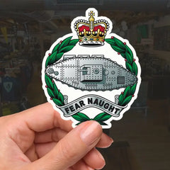 Royal Tank Regiment Waterproof Vinyl Stickers - FREE SHIPPING redplume