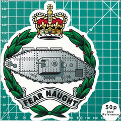 Royal Tank Regiment Waterproof Vinyl Stickers - FREE SHIPPING redplume