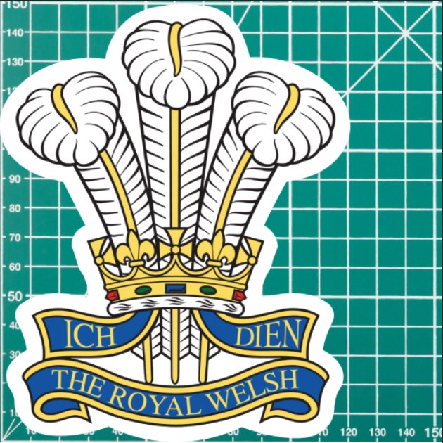 Royal Welsh Waterproof Vinyl Stickers - FREE SHIPPING redplume