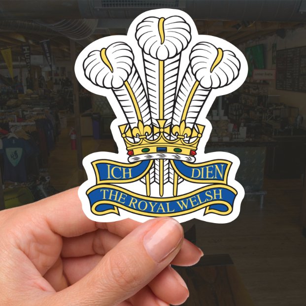 Royal Welsh Waterproof Vinyl Stickers - FREE SHIPPING redplume