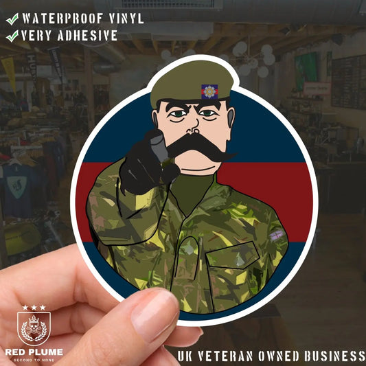 Scots Guards - 6 Best-Selling Waterproof Stickers bundle redplume