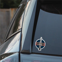 Scots Guards Vinyl Decal, TRF Colours & Bayonet Design - 10cm redplume