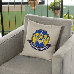 Shropshire Freemasons Cushion Cover redplume