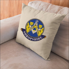 Shropshire Freemasons Cushion Cover redplume