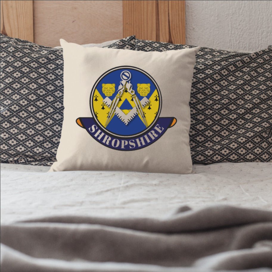 Shropshire Freemasons Cushion Cover redplume