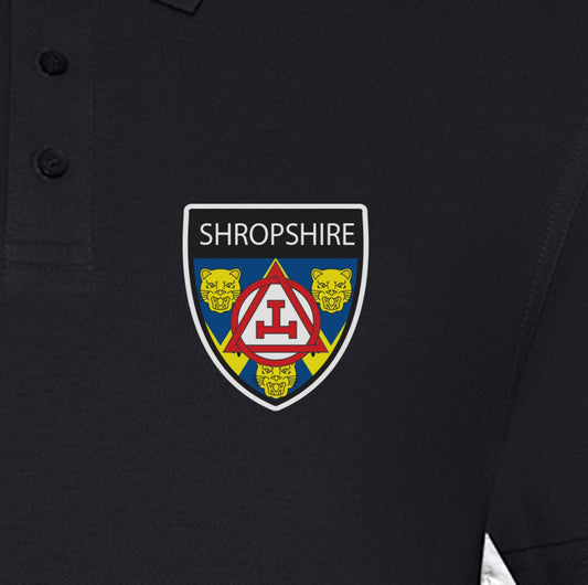 Shropshire Holy Royal Arch Premium Polo Shirt redplume