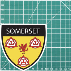 Somerset Masonic Holy Royal Arch Shield Sticker redplume