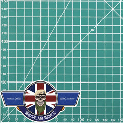 Special Air Service UV Laminated Vinyl Sticker - Wings redplume