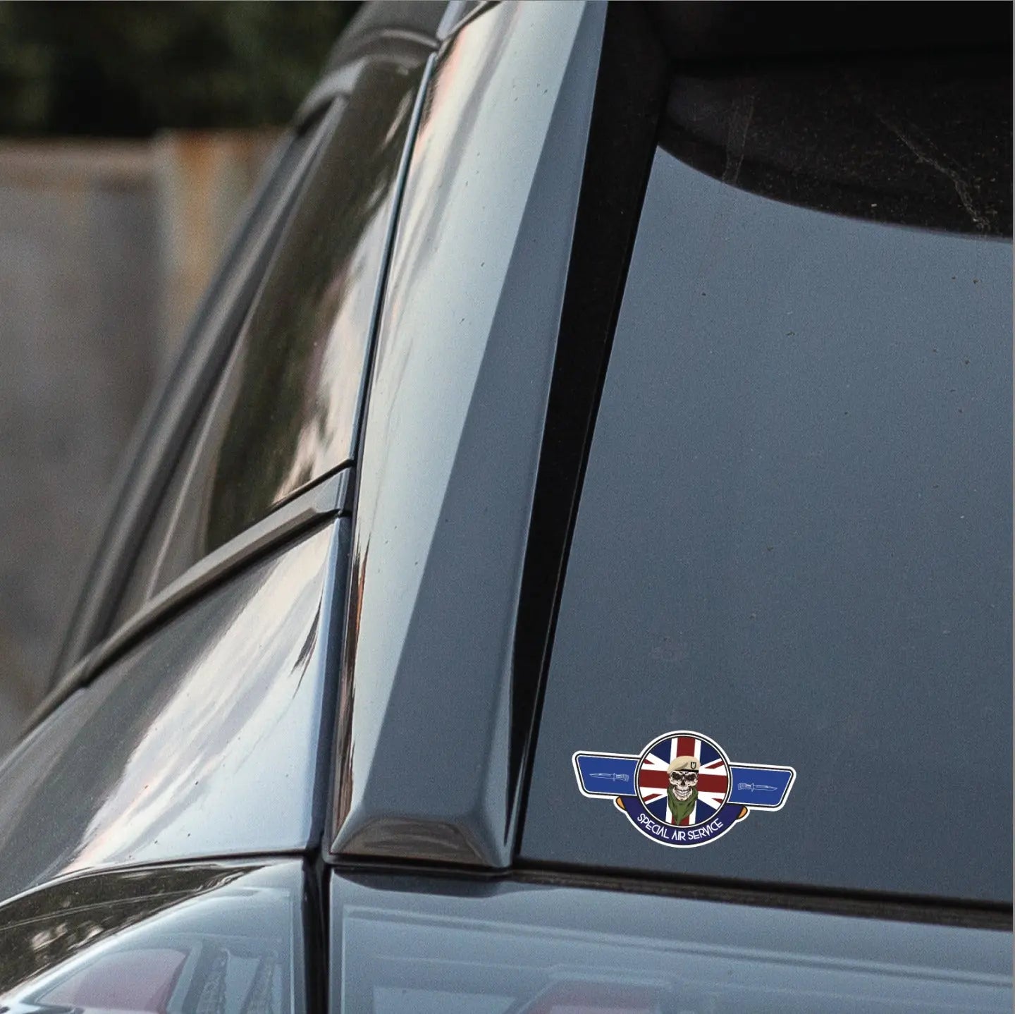 Special Air Service UV Laminated Vinyl Sticker - Wings redplume