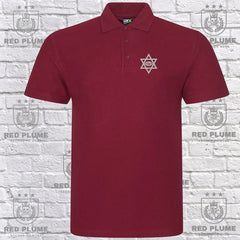 Star of David Polo Shirt redplume