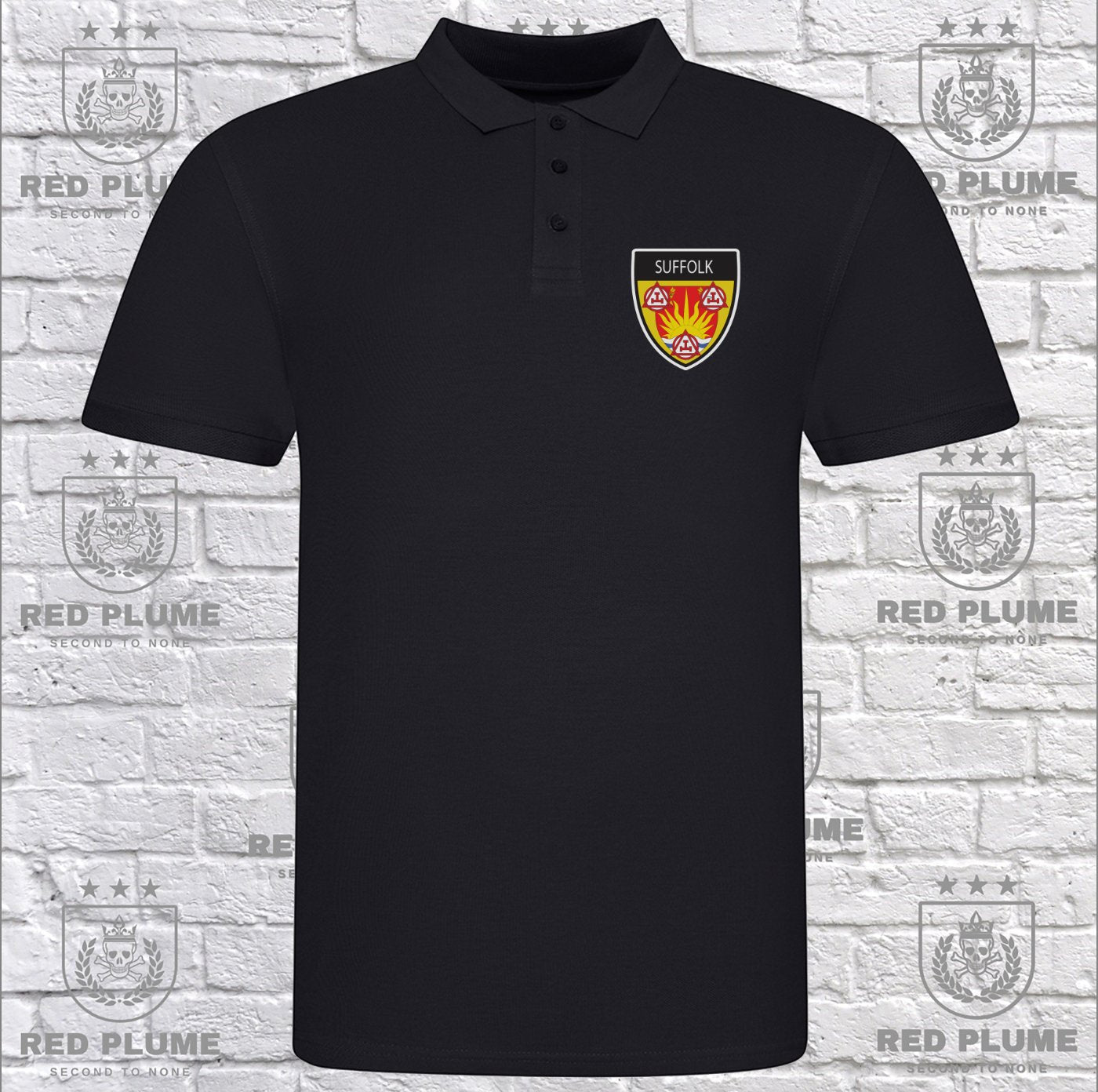Suffolk Holy Royal Arch Premium Polo Shirt redplume