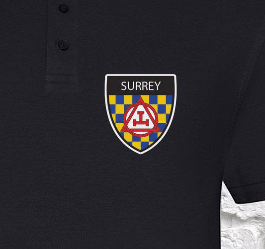 Surrey Holy Royal Arch Premium Polo Shirt redplume