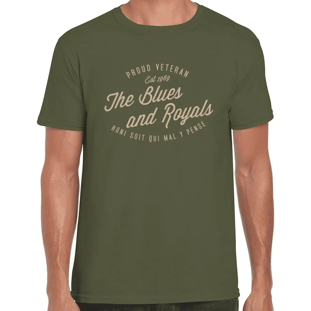 The Blues and Royals Vintage T Shirt redplume