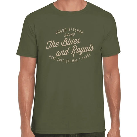 The Blues and Royals Vintage T Shirt redplume