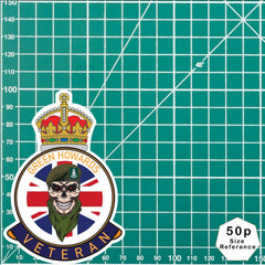 The Green Howards Veteran UV Laminated Decal redplume