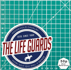 The Life Guards Waterproof Vinyl Sticker - Retro redplume