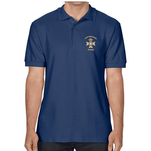 The Light Dragoons Veteran Polo Shirt redplume