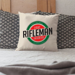 The Light Infantry Retro Cushion Cover - Ideal Stocking Filler redplume