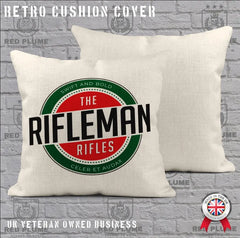 The Rifles Retro Cushion Cover - Ideal Stocking Filler redplume