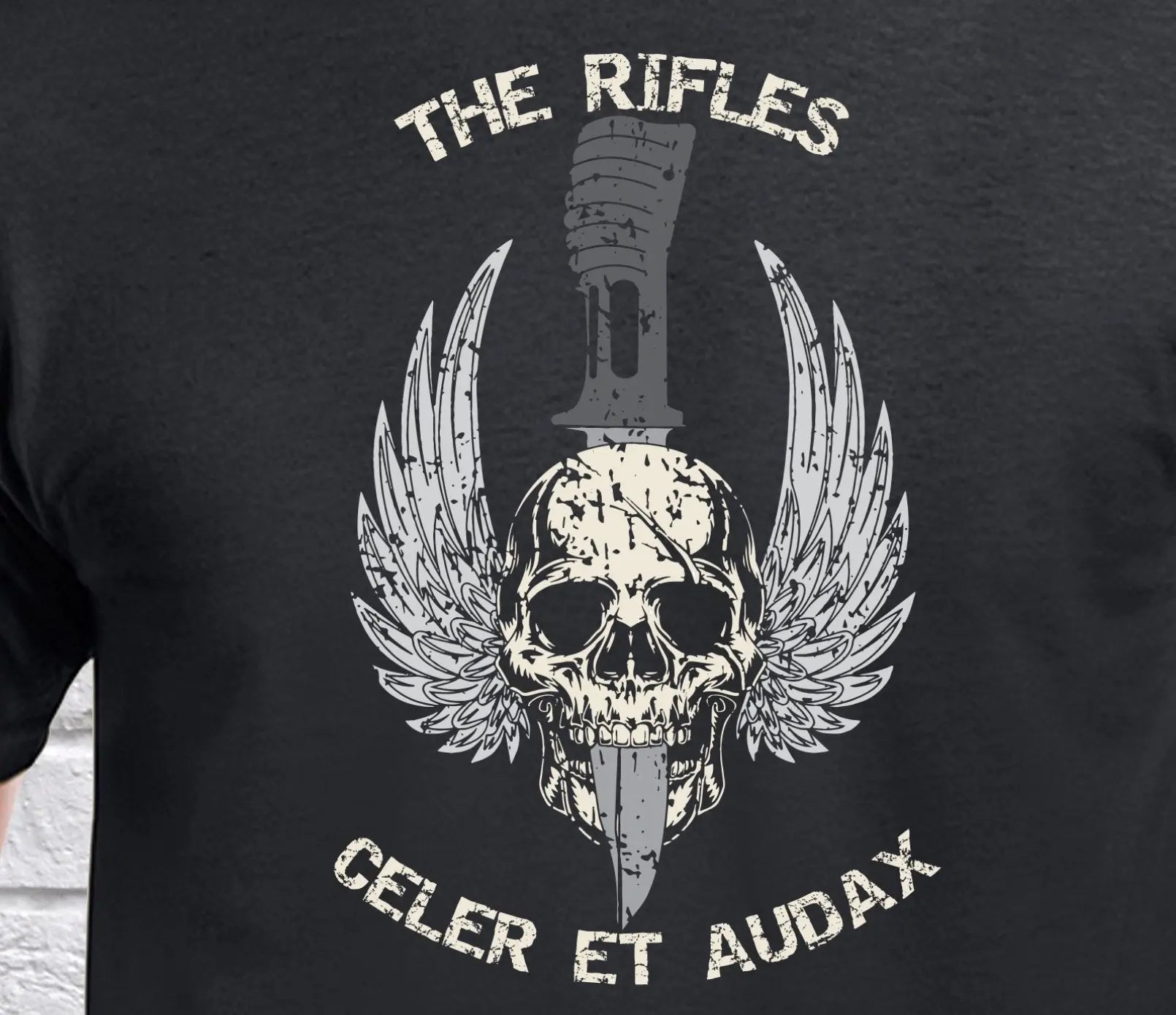 The Rifles Skulled Dagger T-Shirt redplume