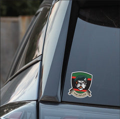 The Rifles TRF British Bulldog Vinyl Sticker - 10cm redplume