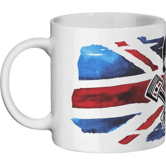 Union Jack Scull Ceramic Mug 11oz redplume