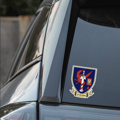 UV Laminated Royal Engineers 591 SQN EOD High-Quality Vinyl Sticker - 100mm redplume