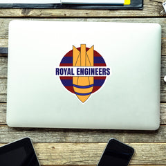 UV Laminated Royal Engineers EOD High-Quality Vinyl Sticker - 100mm redplume
