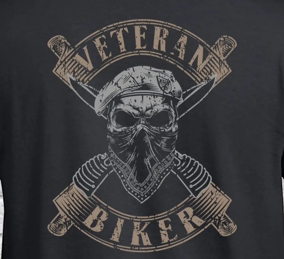 Veteran Biker T shirt Duo redplume