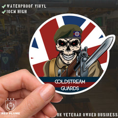 Vinyl Fix Bayonets Coldstream Guards Sticker redplume