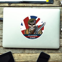 Vinyl Fix Bayonets Coldstream Guards Sticker redplume