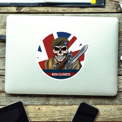 Vinyl Fix Bayonets Irish Guards Sticker redplume