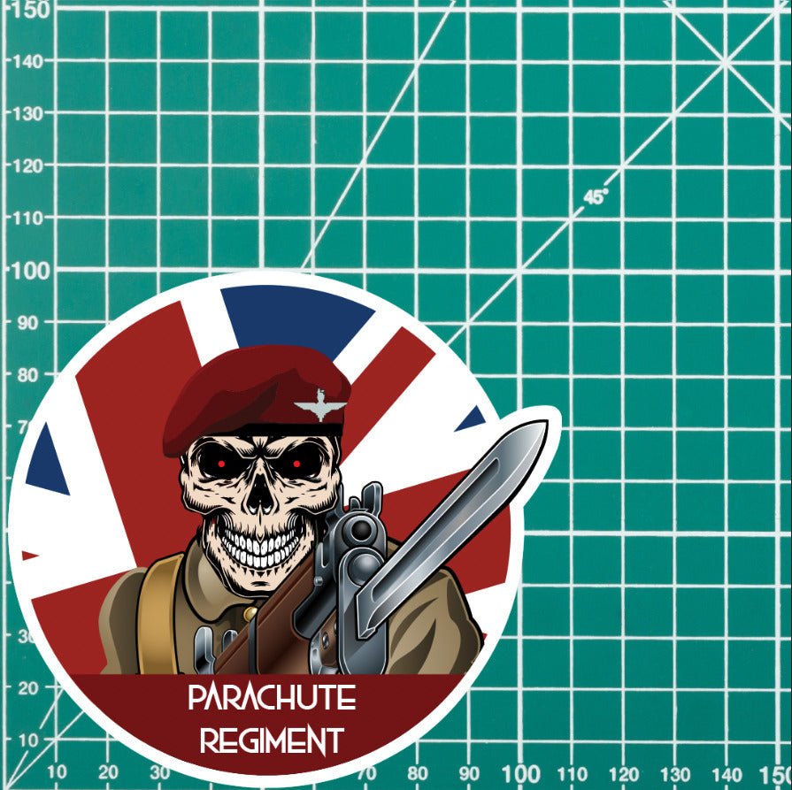 Vinyl Fix Bayonets Parachute Regiment Sticker redplume