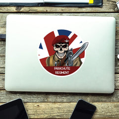 Vinyl Fix Bayonets Parachute Regiment Sticker redplume