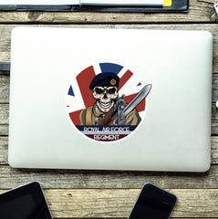 Vinyl Fix Bayonets RAF Regiment Sticker redplume