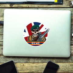 Vinyl Fix Bayonets REME Commando Tech Sticker redplume