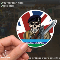Vinyl Fix Bayonets Royal Signals Sticker redplume