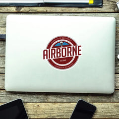 Waterproof Vinyl Decal - Parachute Regiment Airborne| Retro | UV Laminated redplume