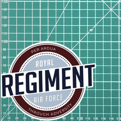 Waterproof Vinyl Decal - RAF Regiment | Retro | UV Laminated redplume