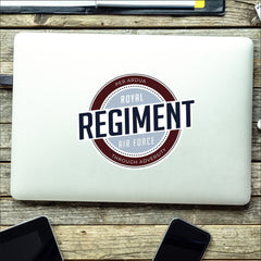 Waterproof Vinyl Decal - RAF Regiment | Retro | UV Laminated redplume