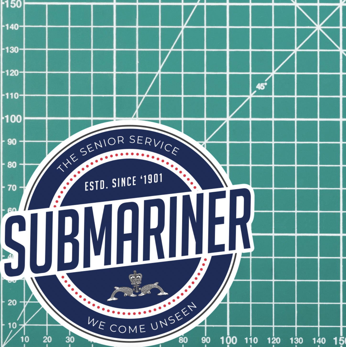 Waterproof Vinyl Decal - Submariner | Retro | UV Laminated redplume