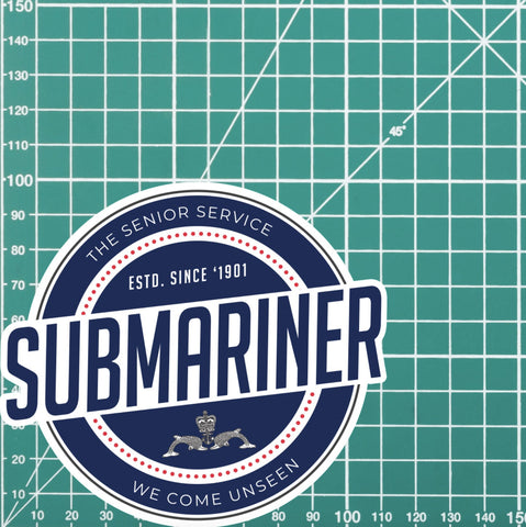 Waterproof Vinyl Decal - Submariner | Retro | UV Laminated redplume