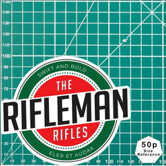 Waterproof Vinyl Decal - The Rifles | Retro | UV Laminated redplume